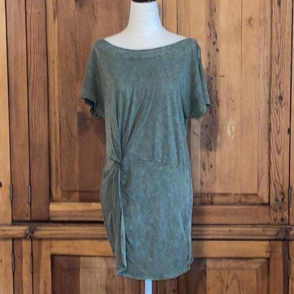 Anthropologie Blue Twist Knot Tee Blouse Sz. S - Picture 13 of 13